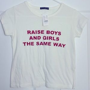 Raise Boys & Girls the Same Way Graphic Tee